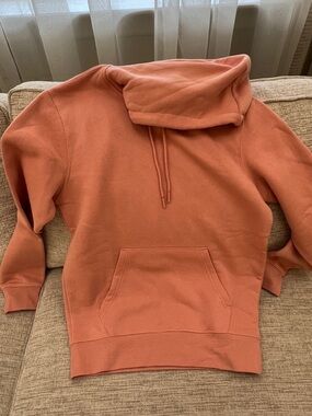 Primark Peach/Orange Drawstring Hoodie